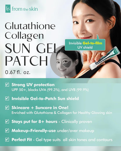 Glutathione Collagen Sun Gel Patch – Brighten, Protect & Firm