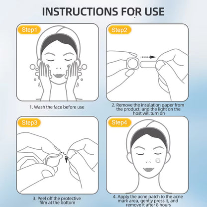 Electronic Acne Patch | Eliminates Pimple and Acne-6 pcs